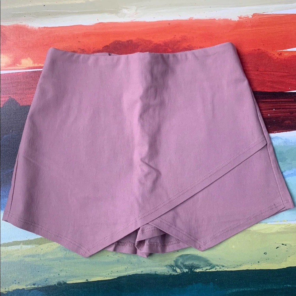 Blush Salmon Skort